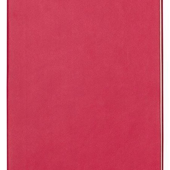 Блокнот в лінію A5 Thinkme Audrey, м'яка обкладинка, колір червоний - TM21222/08