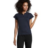 Футболка поло жіноча SOL'S Prescott, колір темно-синій - 11376318S