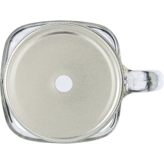 Банка для пиття 480 мл скляна Voyager, з трубочкою, колір прозорий - V8485-00