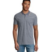 Футболка поло чоловіча SOL'S Paname, колір джинсовий меланж - 020812183XL