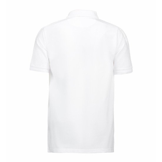 Футболка поло чоловіча PRO Wear на кнопках, колір білий - 03300013XL