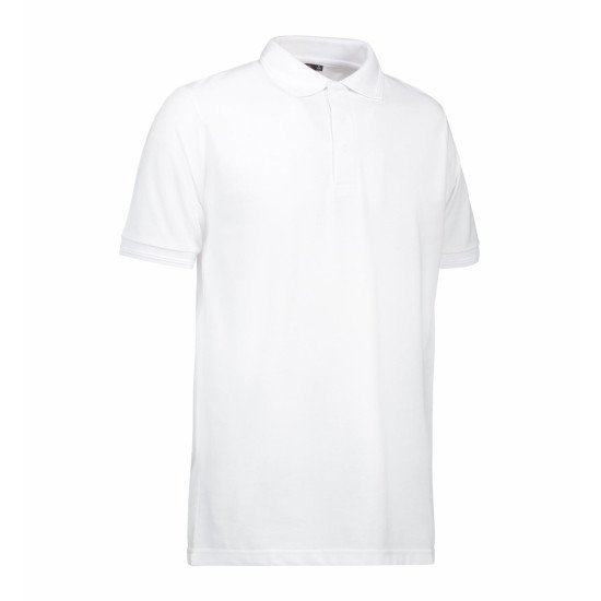 Футболка поло чоловіча PRO Wear на кнопках, колір білий - 03300013XL