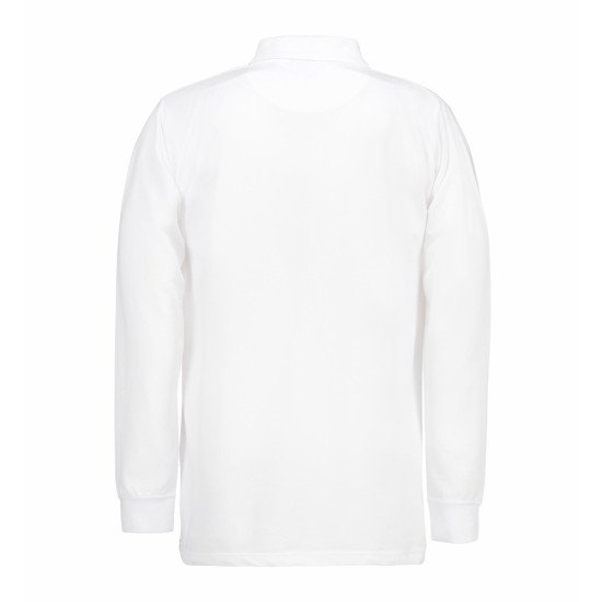 Лонгслів поло чоловічий PRO Wear на кнопках, колір білий - 03360013XL Лонгслів поло чоловічий PRO Wear на кнопках, колір білий - 03360013XL