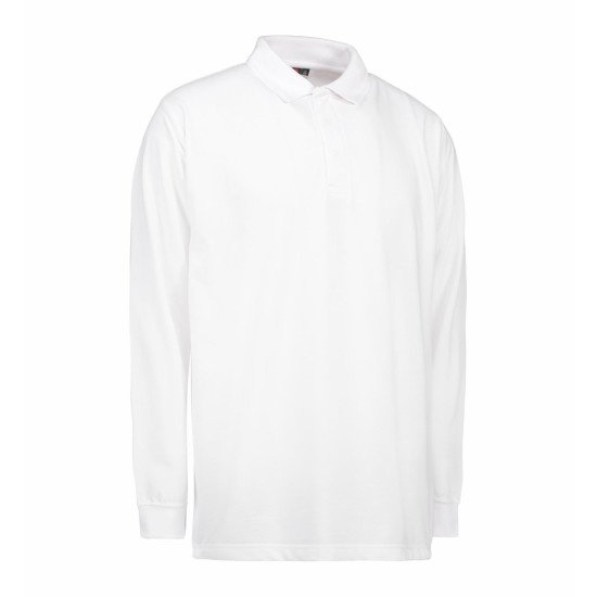 Лонгслів поло чоловічий PRO Wear на кнопках, колір білий - 03360013XL Лонгслів поло чоловічий PRO Wear на кнопках, колір білий - 03360013XL