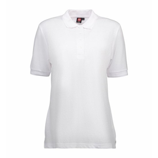 Футболка поло жіноча ID Classic, колір білий - 05210013XL