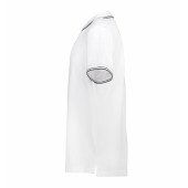 Футболка поло чоловіча ID Stretch з контрастними вставками, колір білий - 05220013XL