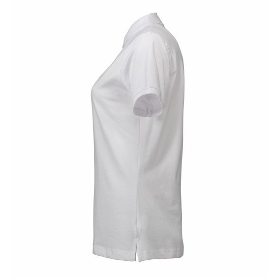 Футболка поло жіноча ID Stretch, колір білий - 05270013XL