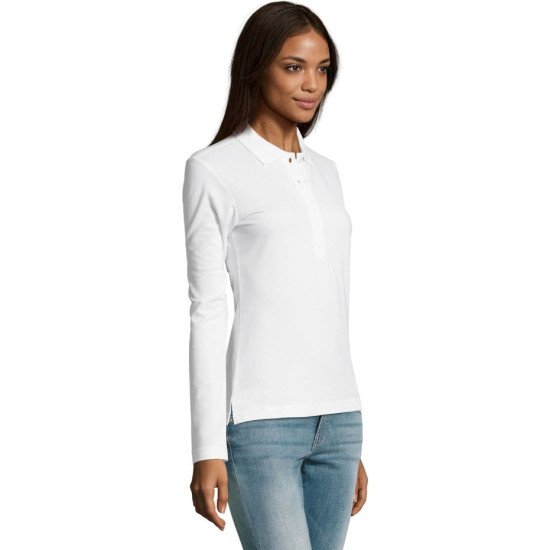 Лонгслів поло SOL'S Podium, колір білий - 11317102XL