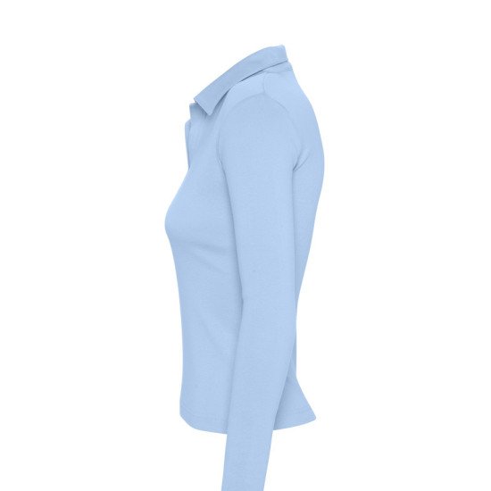 Лонгслів поло жіночий SOL'S Pulp, колір небесно-блакитний - 11322200XL Лонгслів поло жіночий SOL'S Pulp, колір небесно-блакитний - 11322200XL