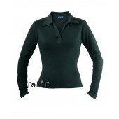 Лонгслів поло жіночий SOL'S Pulp, колір чорний - 11322312L