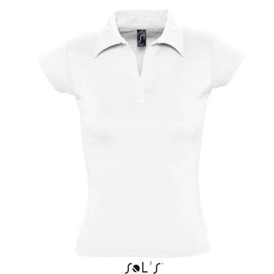 Футболка поло SOL'S Pretty, колір білий - 11325102M Футболка поло SOL'S Pretty, колір білий - 11325102M