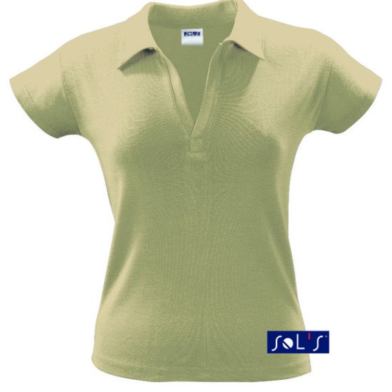 Футболка поло SOL'S Pretty, колір пісочно-бежевий - 11325121M