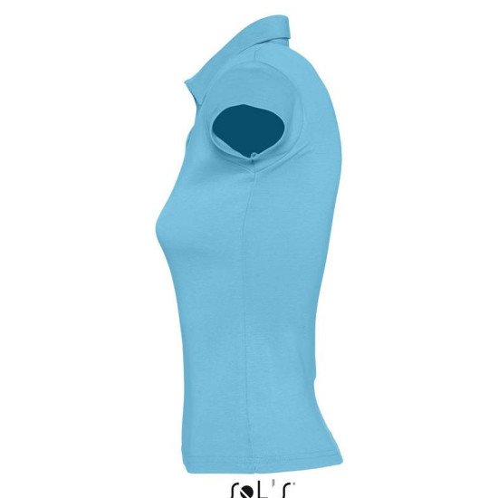 Футболка поло SOL'S Pretty, колір бірюзовий - 11325320S Футболка поло SOL'S Pretty, колір бірюзовий - 11325320S