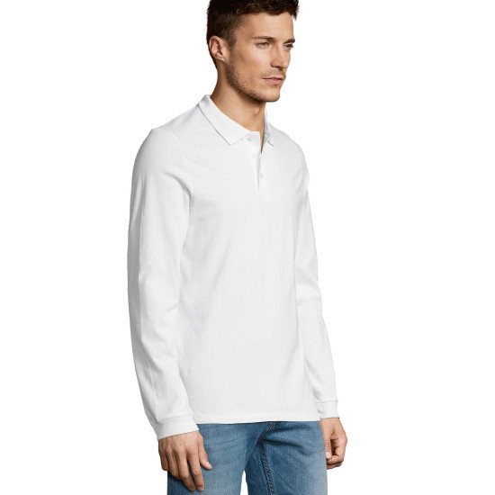 Лонгслів поло SOL'S Winter II, колір білий - 113531023XL