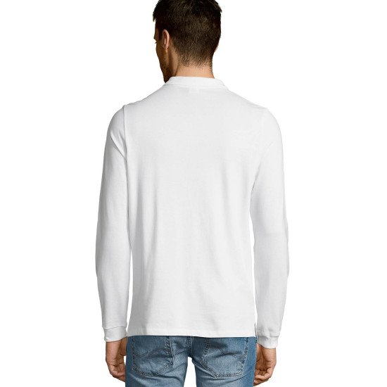 Лонгслів поло SOL'S Winter II, колір білий - 113531023XL