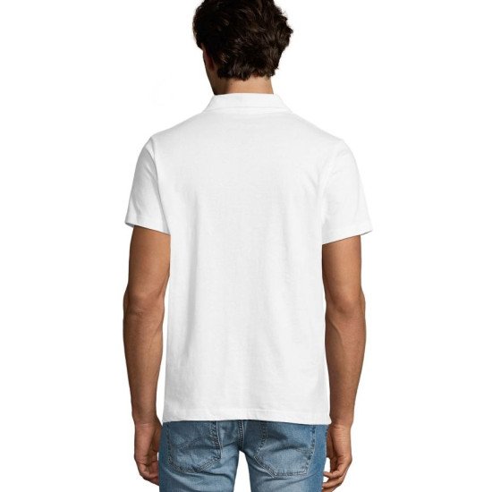 Футболка поло чоловіча SOL'S Prescott, колір білий - 113771023XL Футболка поло чоловіча SOL'S Prescott, колір білий - 113771023XL