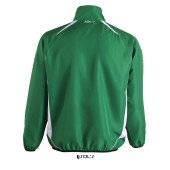 Куртка спортивна SOL'S Old Trafford Sweat, колір насичений зелений/білий - 90400933S