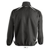 Куртка спортивна SOL'S Old Trafford Sweat, колір чорний/білий - 90400935L