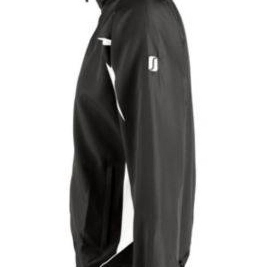 Куртка спортивна SOL'S Old Trafford Sweat, колір чорний/білий - 90400935L