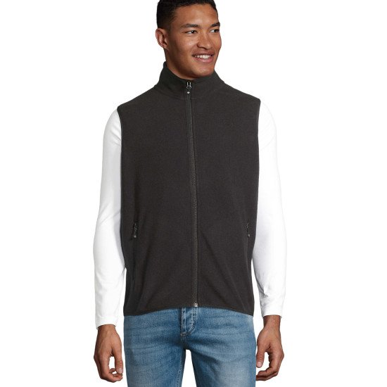 Жилет флісовий SOL'S Factor BW, колір чорний - 038223123XL