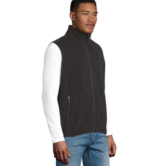 Жилет флісовий SOL'S Factor BW, колір чорний - 038223123XL