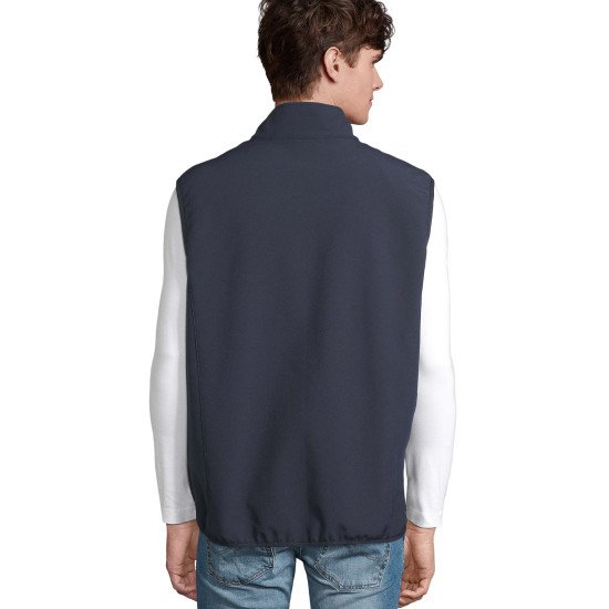 Жилет софтшел чоловічий SOL'S Falcon BW, колір тьмяно-чорнильний - 038252323XL