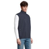 Жилет софтшел чоловічий SOL'S Falcon BW, колір тьмяно-чорнильний - 038252323XL