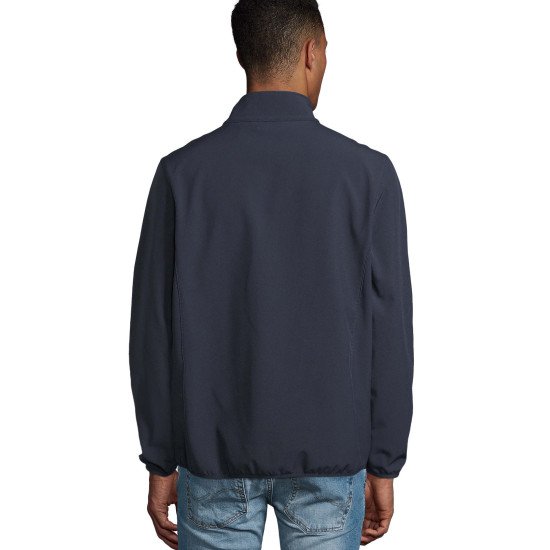 Куртка софтшел чоловіча SOL'S Falcon, колір тьмяно-чорнильний - 038272323XL