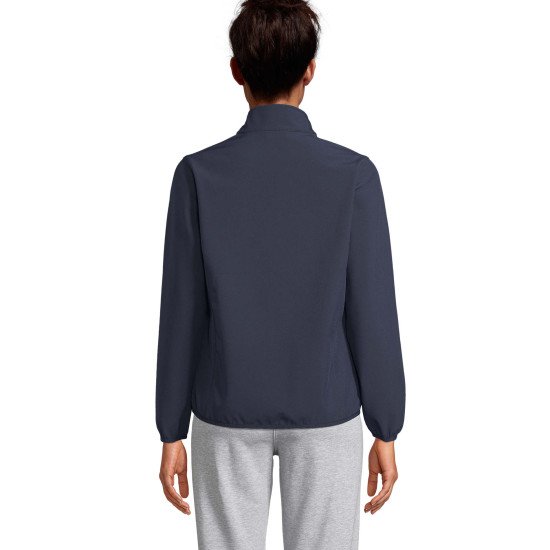 Куртка софтшел жіноча SOL'S Falcon, колір тьмяно-чорнильний - 038282323XL