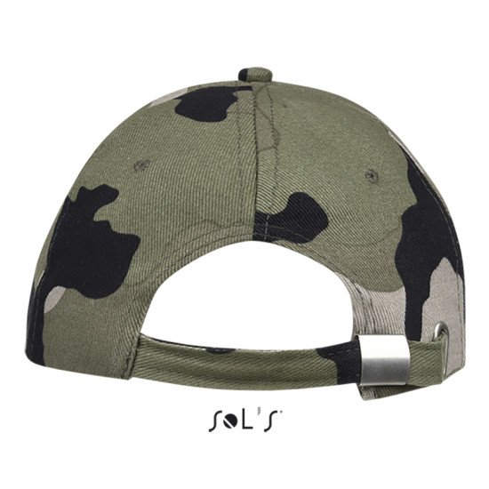 Кепка SOL'S Buffalo, колір камуфляж зелений - 88100986TUN