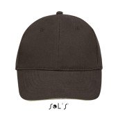 Кепка SOL'S Buffalo, колір шоколадний/бежевий - 88100921TUN