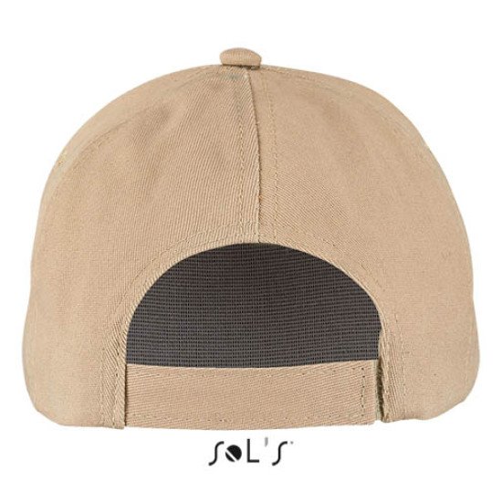 Кепка SOL'S Buzz, колір пісочний - 88119115TUN