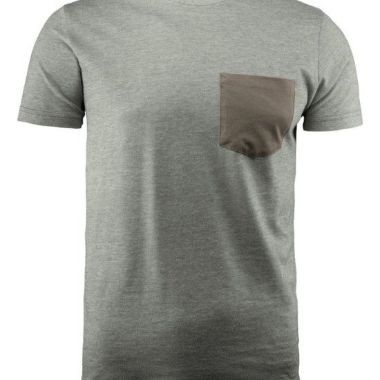 Футболка чоловіча James Harvest Portwillow, колір сірий-меланж - 2114008131L
