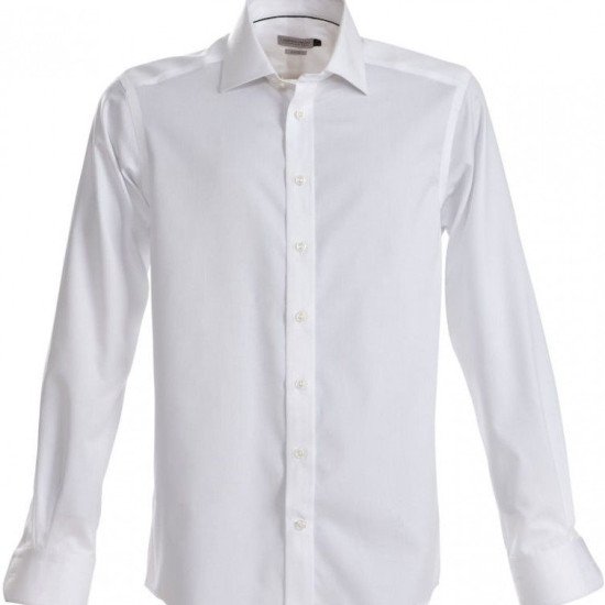 Сорочка чоловіча JH&Frost Green Bow 01 Slim Fit, колір білий - 2900102100S