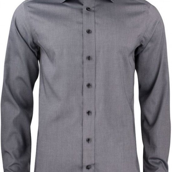 Сорочка чоловіча JH&Frost Green Bow 01 Slim Fit, колір сірий - 2900102911L