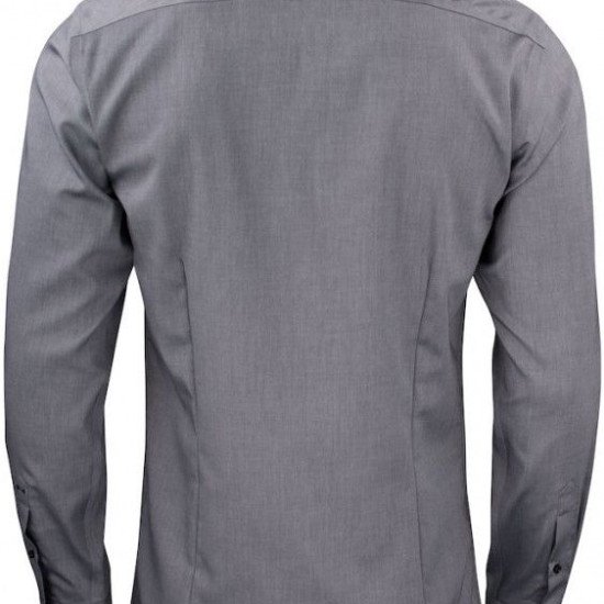 Сорочка чоловіча JH&Frost Green Bow 01 Slim Fit, колір сірий - 2900102911L