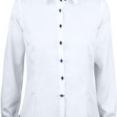 Сорочка жіноча JH&Frost Red Bow 20, колір білий/темно-синій - 290200310664XL