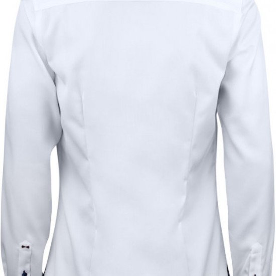 Сорочка жіноча JH&Frost Red Bow 20, колір білий/темно-синій - 29020031066S