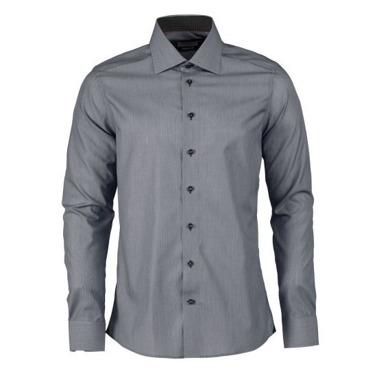 Сорочка чоловіча JH&Frost Red Bow 24 Regular Fit, колір смугастий сірий - 29024019514XL