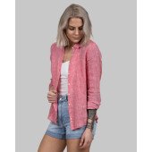 Сорочка жіноча JH&Frost Indigo Bow 33, колір червоний - 2903303410XL