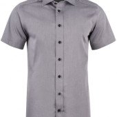 Сорочка чоловіча JH&Frost Yellow Bow 50 S/S Regular Fit, колір сірий - 2905011955S
