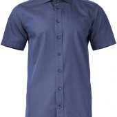 Сорочка чоловіча JH&Frost Yellow Bow 50 S/S Slim Fit, колір темно-синій - 2905022600XS
