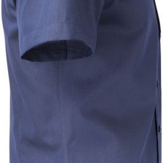 Сорочка чоловіча JH&Frost Yellow Bow 50 S/S Slim Fit, колір темно-синій - 2905022600XS