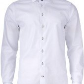 Сорочка чоловіча JH&Frost Yellow Bow 51 Regular Fit, колір білий/світло-синій - 29051011054XL