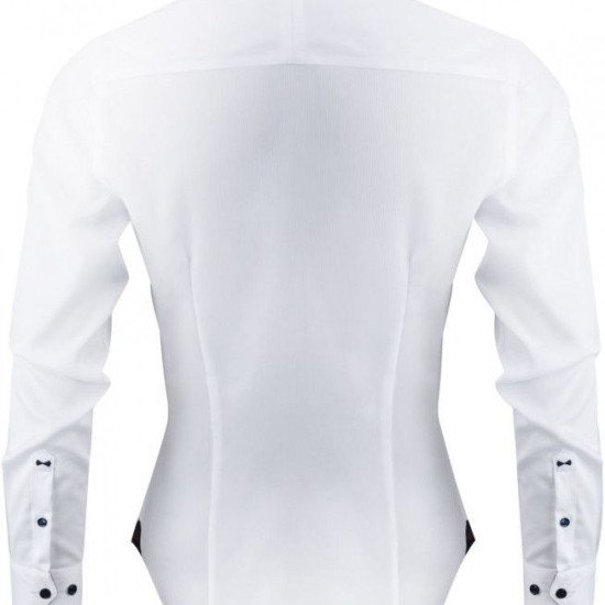 Сорочка жіноча JH&Frost Purple Bow 146, колір білий/темно-синій - 29146031064XL