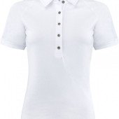 Футболка поло жіноча James Harvest Brookings, колір білий - 2125037100XS