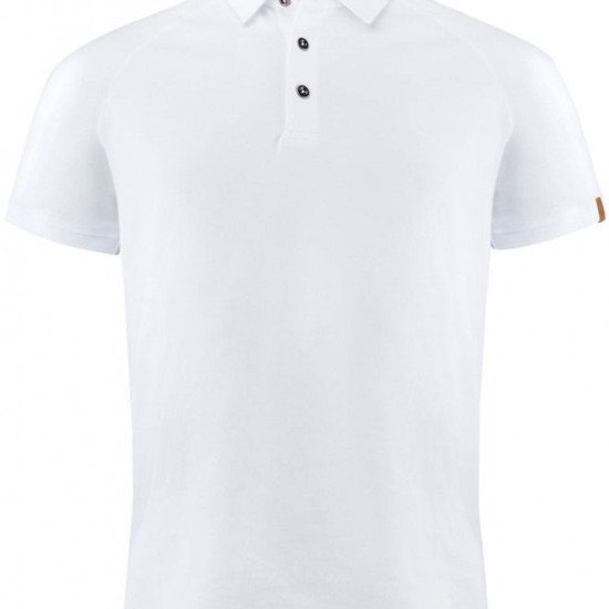 Футболка поло чоловіча James Harvest Brookings Regular Fit, колір білий - 2135037100S