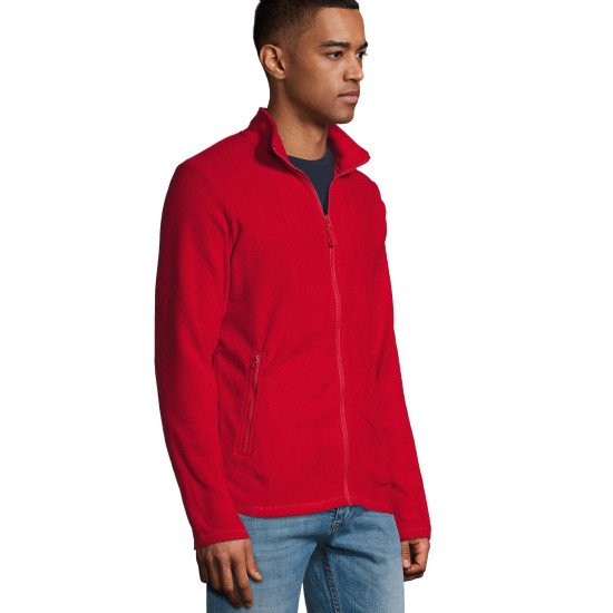 Куртка флісова чоловіча SOL'S Norman, колір червоний - 020931453XL