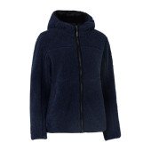 Куртка з шерпи жіноча ID Pile, колір темно-синій - 0829790S