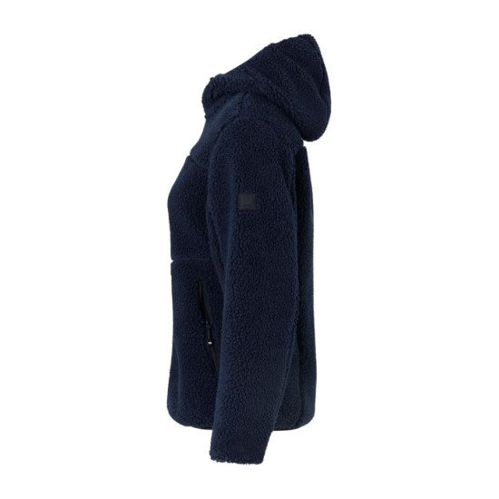 Куртка з шерпи жіноча ID Pile, колір темно-синій - 0829790S